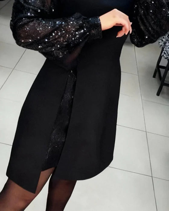 Lorena™ | Sukienka z Bufiastą Linią Rękawa